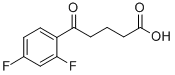 5-(2,4-DIFLUOROPHENYL)-5-OXOVALERIC ACID Structure