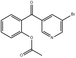3-(2-ACETOXYBENZOYL)-5-BROMOPYRIDINE