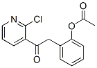 2-ACETOXYBENZYL 2-CHLORO-3-PYRIDYL KETONE Structure