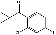 2'-CHLORO-2,2-DIMETHYL-4'-FLUOROPROPIOPHENONE,898766-45-5,结构式