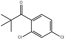 1-(2,4-二氯苯基)-2,2-二甲基丙-1-酮,898766-57-9,结构式