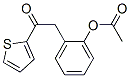 2-ACETOXYBENZYL 2-THIENYL KETONE Structure