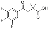 2,2-DIMETHYL-4-OXO-4-(3,4,5-TRIFLUOROPHENYL)BUTRYIC ACID
