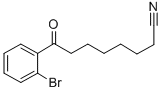 8-(2-溴苯基)-8-氧代辛腈 结构式