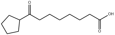 8-CYCLOPENTYL-8-OXOOCTANOIC ACID Struktur