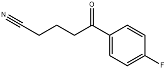 5-(4-FLUOROPHENYL)-5-OXOVALERONITRILE Struktur