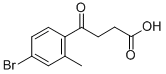 4-(4-BROMO-2-METHYLPHENYL)-4-OXOBUTYRIC ACID Struktur