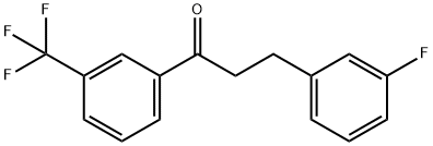 3-(3-FLUOROPHENYL)-3'-TRIFLUOROMETHYLPROPIOPHENONE,898767-41-4,结构式