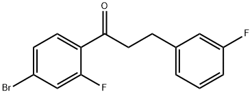 4'-BROMO-2'-FLUORO-3-(3-FLUOROPHENYL)PROPIOPHENONE