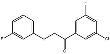 3'-CHLORO-5'-FLUORO-3-(3-FLUOROPHENYL)PROPIOPHENONE price.