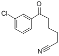 6-(3-CHLOROPHENYL)-6-OXOHEXANENITRILE Struktur