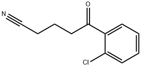 5-(2-CHLOROPHENYL)-5-OXOVALERONITRILE Struktur