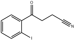 4-(2-碘苯基)-4-氧代丁腈, 898768-01-9, 结构式