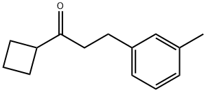 CYCLOBUTYL 2-(3-METHYLPHENYL)ETHYL KETONE,898768-33-7,结构式