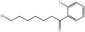 7-CHLORO-1-(2-IODOPHENYL)-1-OXOHEPTANE,898768-38-2,结构式