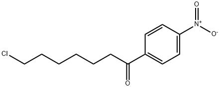 7-CHLORO-1-(4-NITROPHENYL)-1-OXOHEPTANE Structure