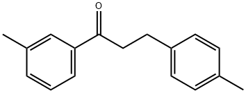 3'-メチル-3-(4-メチルフェニル)プロピオフェノン 化学構造式