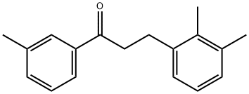 3-(2,3-二甲基苯基)-1-(间甲苯基)丙-1-酮,898768-98-4,结构式