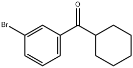 (3-溴苯基)(环己基)甲酮 结构式