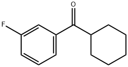 シクロヘキシル3-フルオロフェニルケトン 化学構造式