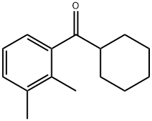 シクロヘキシル2,3-ジメチルフェニルケトン 化学構造式