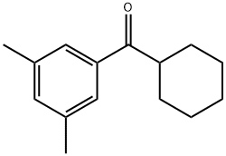 シクロヘキシル3,5-ジメチルフェニルケトン 化学構造式