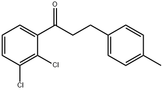 2',3'-DICHLORO-3-(4-METHYLPHENYL)PROPIOPHENONE Structure