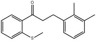 3-(2,3-DIMETHYLPHENYL)-2'-THIOMETHYLPROPIOPHENONE,898769-29-4,结构式