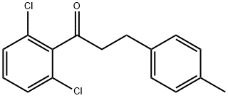 2',6'-DICHLORO-3-(4-METHYLPHENYL)PROPIOPHENONE Structure