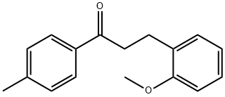 3-(2-METHOXYPHENYL)-4'-METHYLPROPIOPHENONE Structure