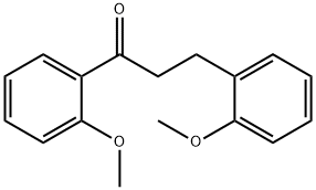 2'-METHOXY-3-(2-METHOXYPHENYL)PROPIOPHENONE 结构式