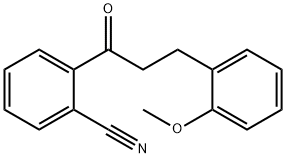 2'-CYANO-3-(2-METHOXYPHENYL)PROPIOPHENONE,898769-69-2,结构式