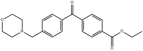 898769-84-1 4-CARBOETHOXY-4'-MORPHOLINOMETHYL BENZOPHENONE