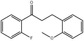2'-FLUORO-3-(2-METHOXYPHENYL)PROPIOPHENONE Struktur