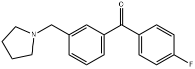 4'-FLUORO-3-PYRROLIDINOMETHYL BENZOPHENONE