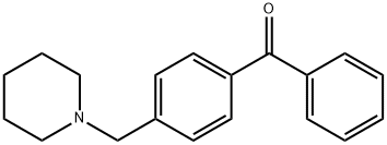 4-(PIPERIDINOMETHYL)BENZOPHENONE Struktur