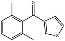 3-(2,6-DIMETHYLBENZOYL)THIOPHENE Structure