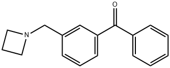 3-(AZETIDINOMETHYL) BENZOPHENONE 化学構造式