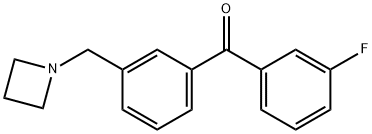 3-AZETIDINOMETHYL-3'-FLUOROBENZOPHENONE