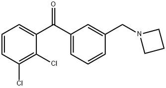 3'-AZETIDINOMETHYL-2,3-DICHLOROBENZOPHENONE