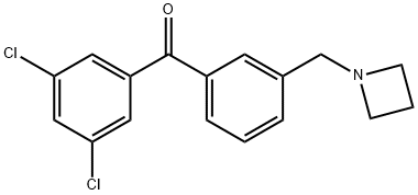 3'-AZETIDINOMETHYL-3,5-DICHLOROBENZOPHENONE