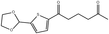 898772-66-2 5-(1,3-ジオキソラン-2-イル)-2-チエニル4-オキソペンチルケトン