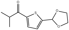 5-(1,3-DIOXOLAN-2-YL)-2-THIENYL ISOPROPYL KETONE Structure