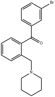 3'-BROMO-2-PIPERIDINOMETHYL BENZOPHENONE