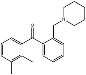 2,3-DIMETHYL-2'-PIPERIDINOMETHYL BENZOPHENONE|