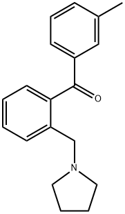3'-METHYL-2-PYRROLIDINOMETHYL BENZOPHENONE