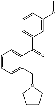 3'-METHOXY-2-PYRROLIDINOMETHYL BENZOPHENONE