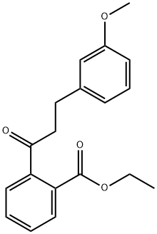 2'-CARBOETHOXY-3-(3-METHOXYPHENYL)PROPIOPHENONE Structure