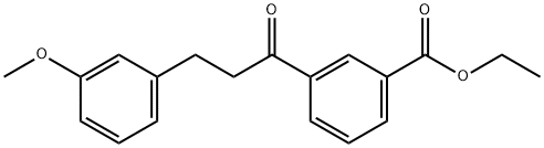 3'-CARBOETHOXY-3-(3-METHOXYPHENYL)PROPIOPHENONE,898774-56-6,结构式