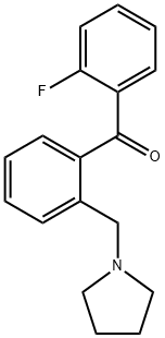 2-FLUORO-2'-PYRROLIDINOMETHYL BENZOPHENONE